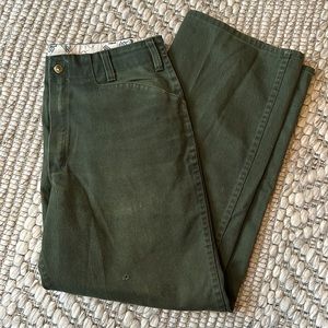 Vintage Ben Davis Men’s Green Work Pants 32